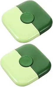 Didiseaon 2Pcs Split End Trimmer Comb for Women Manual Hair Cutting Tool for Home Hair Styling Thinning Protective Easy to Use for Adults Avocado