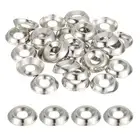 120 Pcs 12# Countersunk Finish Washers Carbon Steel Cup Washer, Silver