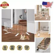 Compact Retractable Dog Gate - Expandable 48-Inch Design for Indoor/Outdoor Use