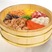 Sushi Rice Bowl Hangiri Oke Rice Mixing Japanese Sashimi Plates Salad Container