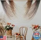 Jakalin Macrame Wall Hanging Dip Dyed Large Fiber Wall Art Macrame Wall Decor