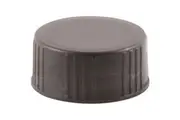 Screw Cap Plain Black 24mm
