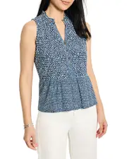 Nic+Zoe Coastal Geo Tank Top
