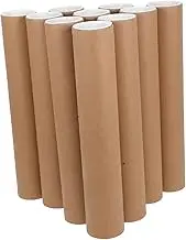10Pcs Postal Kraft Tubes for Safe Shipping Cardboard Mailing Tubes End Caps Storage for Posters Drawings