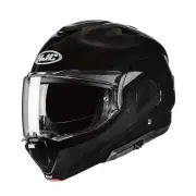 F100 Solid Metal Black Modular Helmet