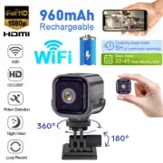 1080P HD Wireless WiFi CCTV Mini IP Camera Home Security Cam Indoor Outdoor