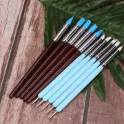 10PCS Silicone Clay Sculpting Tools, Polymer Modeling Clay Dotting Tool Set