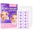 Star + Round Acne Pimple Patches Removal Blemish Control Hydrocolloid, 126pcs