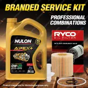 Ryco Oil Filter 5L APX0W20GF6 Eng Oil Service Kit for Lexus Es300H Is300H Nx300H