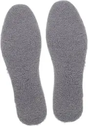 FRCOLOR 1Pair Warm Insoles for Shoes and Boots Fluffy Fuzzy Insoles Comfortable Design for Winter Breathable and Skin Friendly Grey