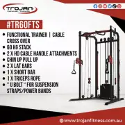 Dynamic Functional Trainer Weight Stack Cable Cross Over Inc 60 Kg Chin Ups