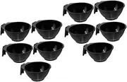 VICASKY 2sets DIY Hair Dye Mixing Bowl with Handle Durable Tinting Bowls for Hair Salon and Home Use and Facial Masks Lightweight and Portable 5pcs*2