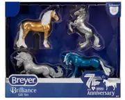 Breyer Horses Brilliance Gift Set 75th Anniversary Limited Edition 1:32 Stablemates Scale 10257