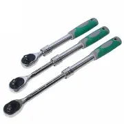 3Pcs 1/2Inch Auto Telescopic Ratchet Wrench Universal Key Spanner Length 31-44Cm Torque Car Bike Repair Tools