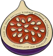 [vanilla mountain] "Galatians 5:22-23 Enamel Pin - Fruit of The Holy Spirit Celebrate Your Faith with this Christian Jesus Christ Bible Scripture Pin"