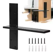 1 Pack Floating Shelf Bracket Granite Support Bracket Heavy Duty Steel Free H...