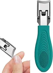 Toe Nail Clippers - Portable Nail Clippers,Splash-proof Toenail Clippers for Thick Toenails, Wide Mouth Nail Cutter Clippers for Men Women