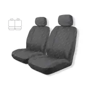 Rear Ilana Tailor Made Charcoal Outback Seat Covers for Nissan Patrol GU Wagon