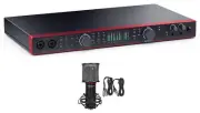 Focusrite SCARLETT 18I20 4G 4th Gen 24-bit 192 kHz Audio Recording Interface+Mic