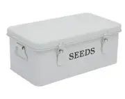 Seed Storage Box with Lid 4 Compartment Organizer for Garden Seeds