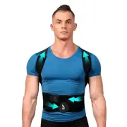 NEW Back Brace Posture Corrector for Sedentary Bodies Men Women Size Large Adjus