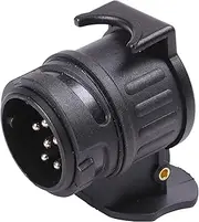 ETUKER 13 to 7 Pin Trailer Socket Converter, 13 Pin to 7 Pin Towing Adapter, 12 V Waterproof Electric Adapter Sockets Converter Connector for Caravan, Motorhome, Truck