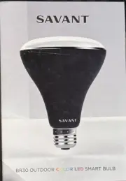 SAVANT BR30 OUTDOOR COLOR LED SMART BULB