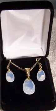 Ocean Opal Necklace Jewelry Set