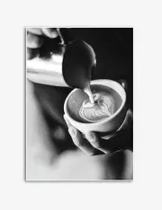 [Namly Design] Latte Art Coffee Poster