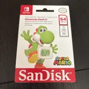 SanDisk 64 GB Micro SD XC Memory Card for Nintendo Switch / Lite Green Yoshi Edi