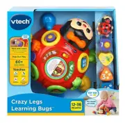 Vtech Crazy Legs Learning Bugs Interactive Educational Pull Toy For Toddlers