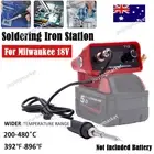 Cordless Soldering Iron Station For Milwaukee M 18 18V Li-ion Battery Rework DIY
