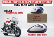 Royal Enfield "Celestial Blue Fuel Tank With Badge" Super Meteor 650