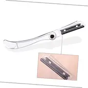 ARTSEWPLY 6pc Women's Eyebrow Razor Kit Portable Facial Hair Removal Tool Eyebrow Trimmer Straight Blade Travel Razor Grooming for Professional Beauty Results Random Color