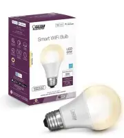 Feit Electric Smart WiFi 60W EQ A19 Soft White Light Bulb works w/Alexa, Google