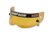 Simpson Replacement Visor Amber Simpson X Bandit Diamondback Skull & RX Helmets
