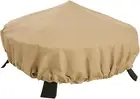 Terrazzo Water-Resistant 44 Inch round Fire Pit Cover, Patio Furniture Covers
