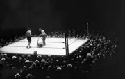 Jack Dempsey Knocks Out Jack Sharkey 1920S Old Boxing Photo