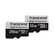 Transcend High Endurance 350V 32 GB Class 10/UHS-I (U1) microSDHC - 95 MB/s Read - 40 MB/s Write