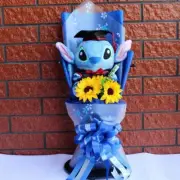 Bouquet Gift Cartoon Lilo&Stitch Plush Toy Doll Bouquet Birthday Sunflower