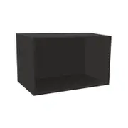 Kaboodle Customisable Open Slimline Shelf 900-1000mm Grey Spice