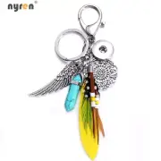 Metal Snap Keychains Keyring Multi Styles Fit 18mm Snap Button 20mm Snap Jewelry