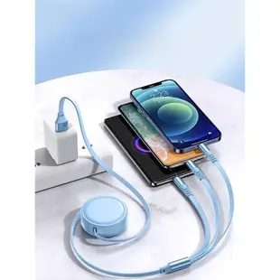 3in1 iphone Type-c android usb charge cable quick charger