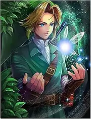 5D DIY Diamond Painting The Legend of Zelda 16X20 inches Full Round Drill Rhinestone Embroidery for Wall Decoration