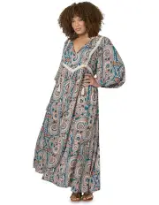 [The Poetic Gypsy] Aqua Breeze Maxi Dress in Assorted