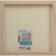 Urban Crafter Plywood and Pine Decorator Panel 29.8 x 29.8 x 1.8cm