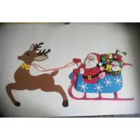 在飛比找momo購物網優惠-【子玄】聖誕窗戶佈置 聖誕老人 聖誕麋鹿 聖誕雪橇(聖誕情境