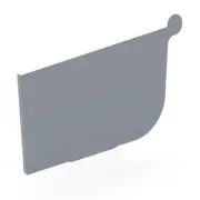 QLD NEW Stratco Quad Gutter 125 Stop End Armour Grey