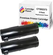 2-Pack Compatible Toner Cartridge for Fuji Xerox CT202373 (25000 Pages) for Fuji Xerox DocuPrint M465AP M465