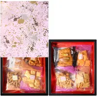在飛比找PChome24h購物優惠-竹新製菓 蒔繪箱米果禮盒 (450g)